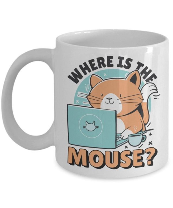 Ugly Santa Ho Ho Where Is The Mouse? Cat Boss Coffee Mug Mug 11oz White One Size