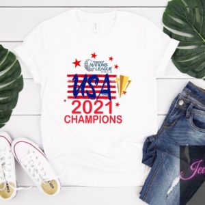 USA Concacaf Champion Nations League 2021 Shirt Unisex T-Shirt White S