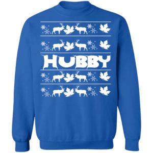 Wifey Hubby Couple Christmas Sweatshirt Hubby Royal S