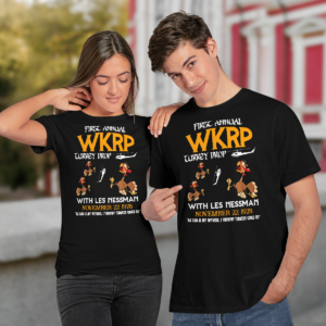 WKRP Turkey Drop Shirt product photo 2