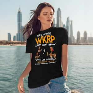 WKRP Turkey Drop Shirt product photo 3