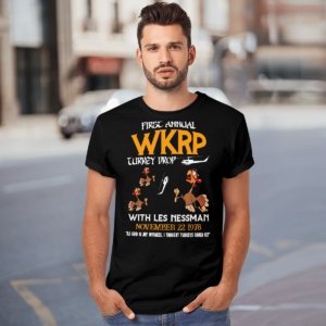 WKRP Turkey Drop Shirt product photo 4