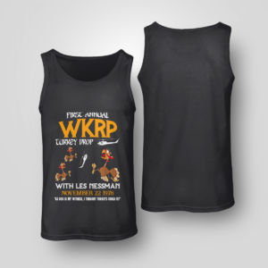 WKRP Turkey Drop Shirt Unisex Tank Black S