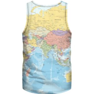 World Map, USA Map All Over Print 3D Shirt product photo 13