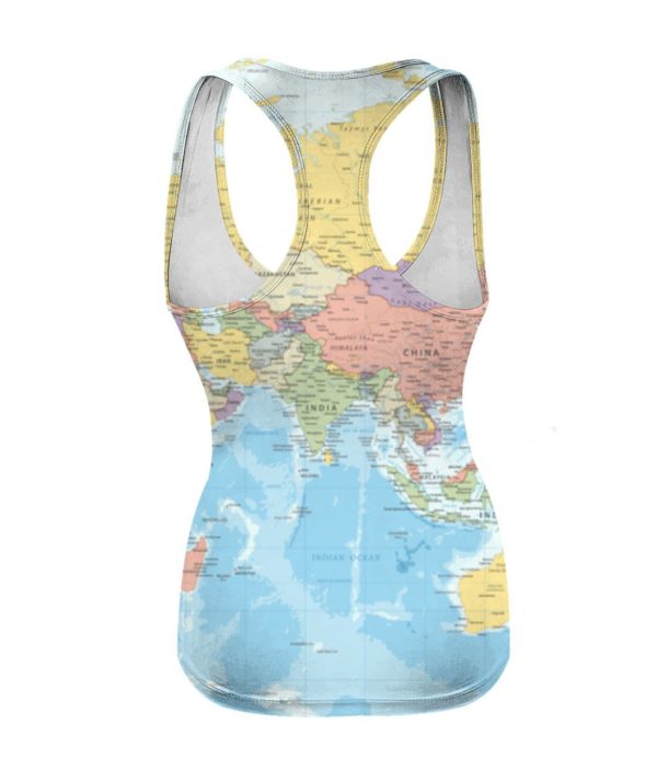 World Map, USA Map All Over Print 3D Shirt product photo 15