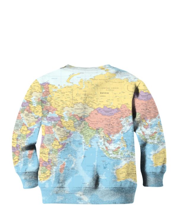 World Map, USA Map All Over Print 3D Shirt product photo 19