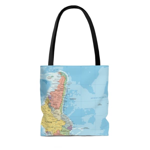 World Map, USA Map All Over Print Tote Bag product photo 3