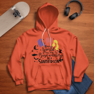 On A World Full Of Basic Witches Be A Sanderson Halloween Shirt Product Photo