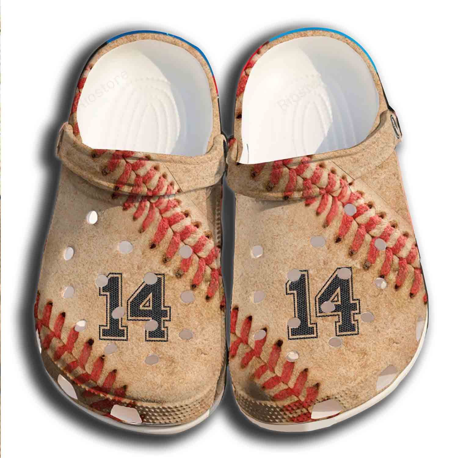 3D Baseball Ball Clog Shoess For Batter - Funny Baseball Custom Clog Shoess For Men Women