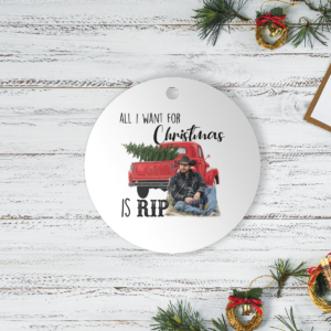 All I Want For Christmas Is Rip Circle Ornament product photo 1