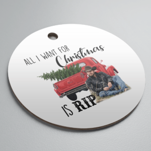 All I Want For Christmas Is Rip Circle Ornament product photo 4