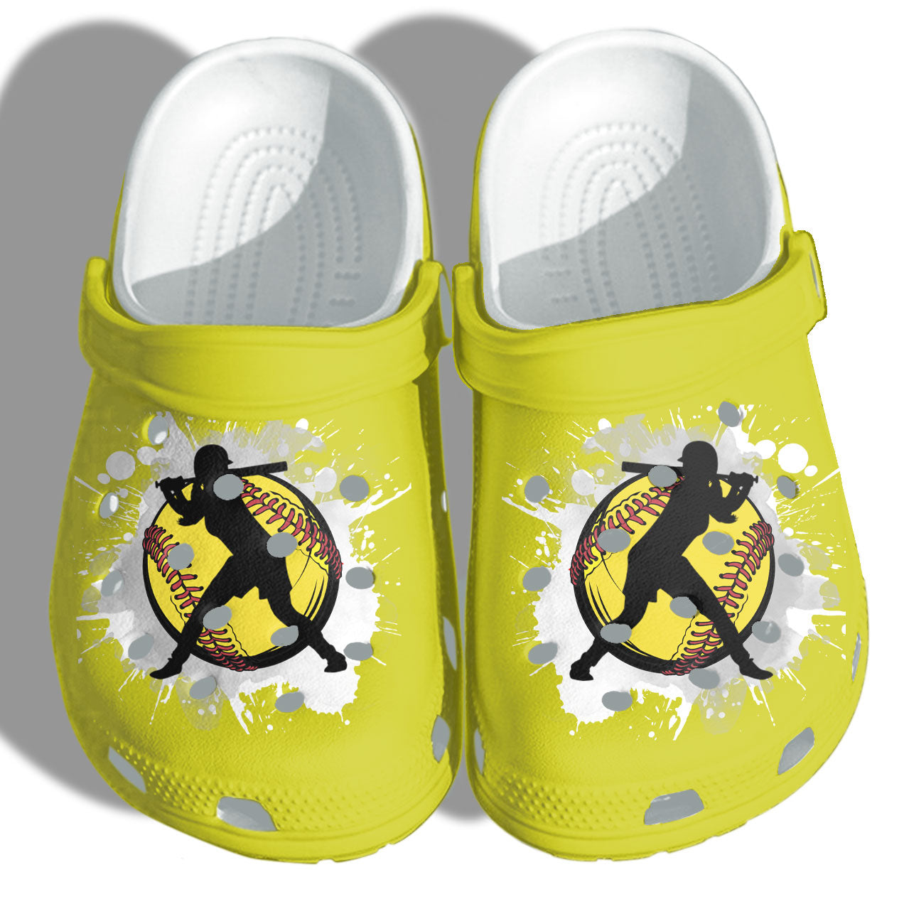 Baseball Girl Unisex Clog Shoes Gift For Daughter