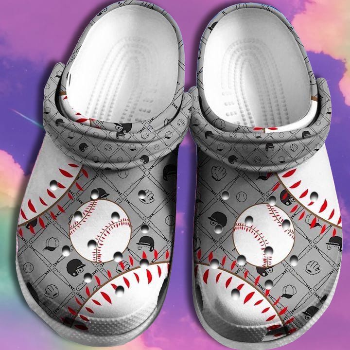 Baseball Icon Clogs Shoes For Men And Women