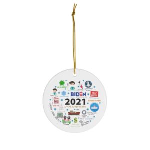 Binden 2021 A Year To Remember Ceramic Ornaments Circle One Size