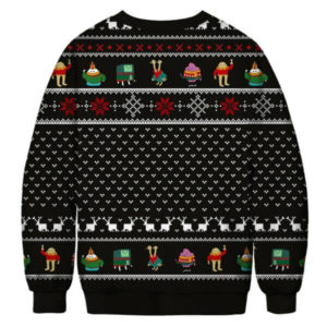 Cartoon Christmas Adventure Time Christmas Sweater product photo 2