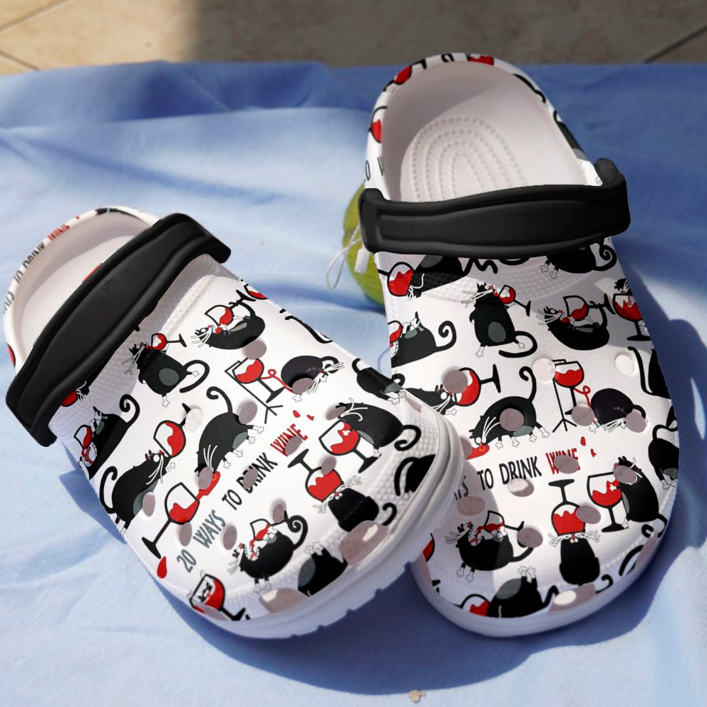 Cat Wine Clog Shoes - 20 Ways To Drink Wine Clog Shoes