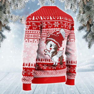 Cute Unicorn Warm Christmas 3D Sweater product photo 2