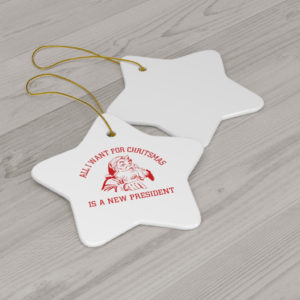 Santa All I Want For Christmas Is A New President Ornament product photo 7