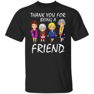 The Golden Girl Thank You For Being A Friend Christmas ​Shirt Unisex T-Shirt Black S