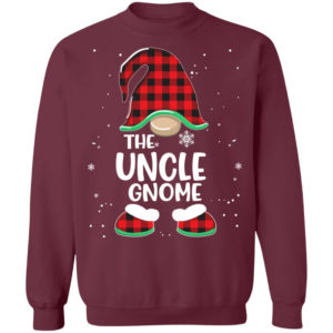 The Uncle Gnome Christmas Shirt Christmas Sweatshirt Maroon S