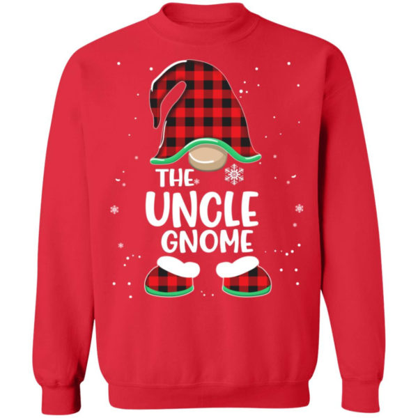 The Uncle Gnome Christmas Shirt Christmas Sweatshirt Red S