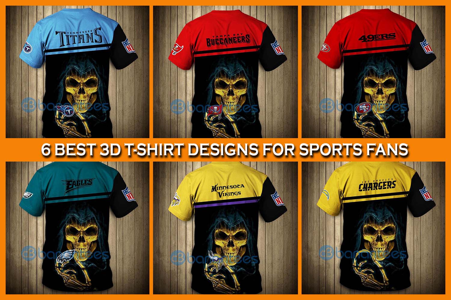 6 Best 3D T-Shirt Designs For Sports Fans