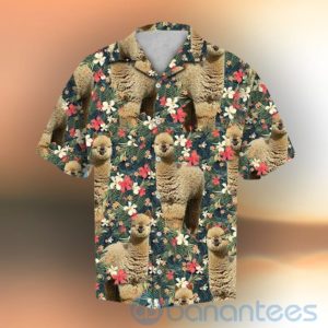 Alpaca Tropical Hawaiian Shirt Product Photo