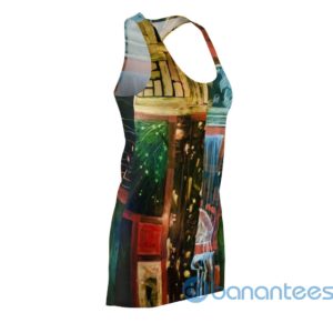 Abstract Painting Woods Racerback Dress For Women Product Photo