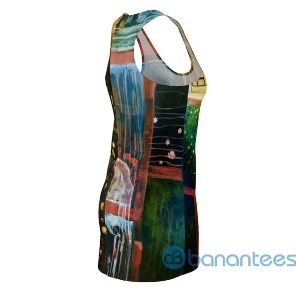 Abstract Painting Woods Racerback Dress For Women Product Photo