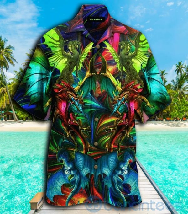 Amazing Dragon Unisex Hawaii Shirt Product Photo