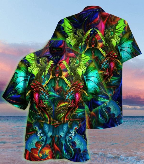 Amazing Dragon Unisex Hawaii Shirt Product Photo
