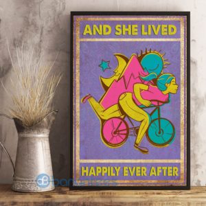 And She Lived Happily Ever After Wall Art Print Poster Product Photo