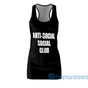 Anti Socical Social Club Black Racerback Dress For Women Product Photo