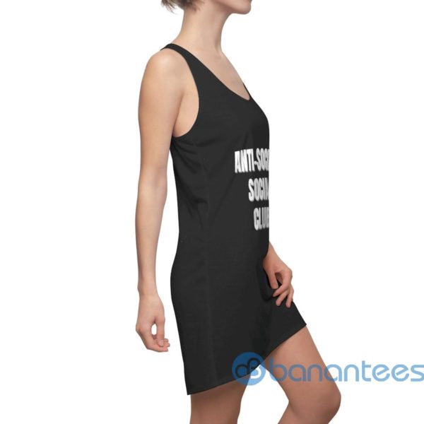 Anti Socical Social Club Black Racerback Dress For Women Product Photo