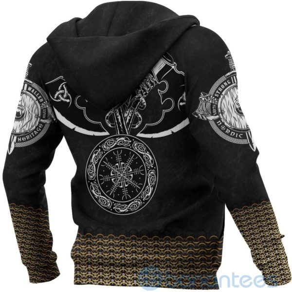 Armor Odin Larva Viking All Over Printed 3D Hoodie Product Photo