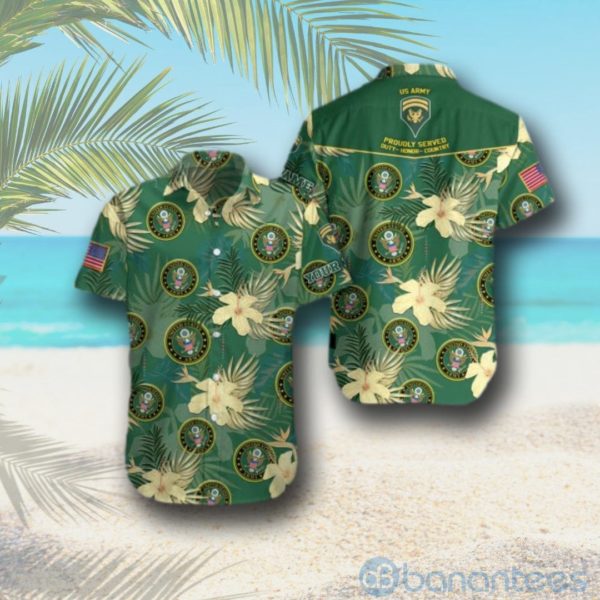 Army Hawaii Shirt Military Veteran Custom Hawaii Shirt Product Photo