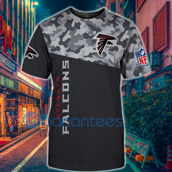 Atlanta Falcons Military Short Sleeve Full Printed 3D T Shirt Product Photo