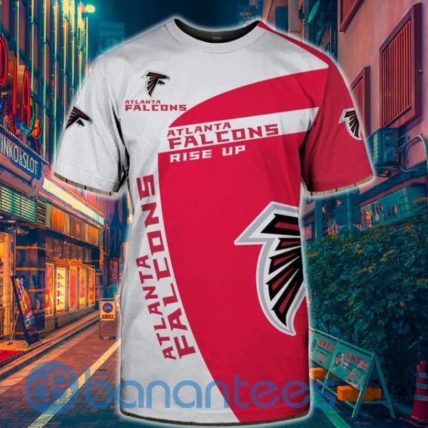 Atlanta Falcons Rise Up Full Print 3D T Shirt Product Photo