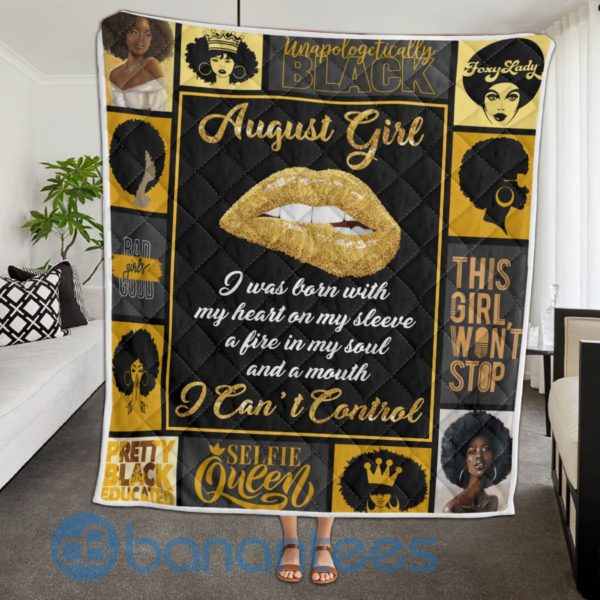 August Girl This Girl Won't Stop Quilt Blanket Product Photo