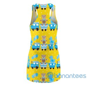 Baby Bear Train And Duck All Over Print Racerback Dress For Women Product Photo