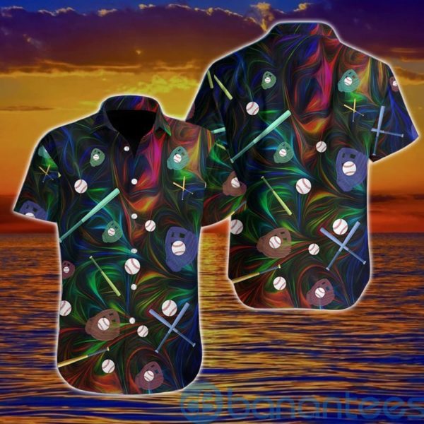 Baseball Colorful Light Hawaiian Shirt Product Photo