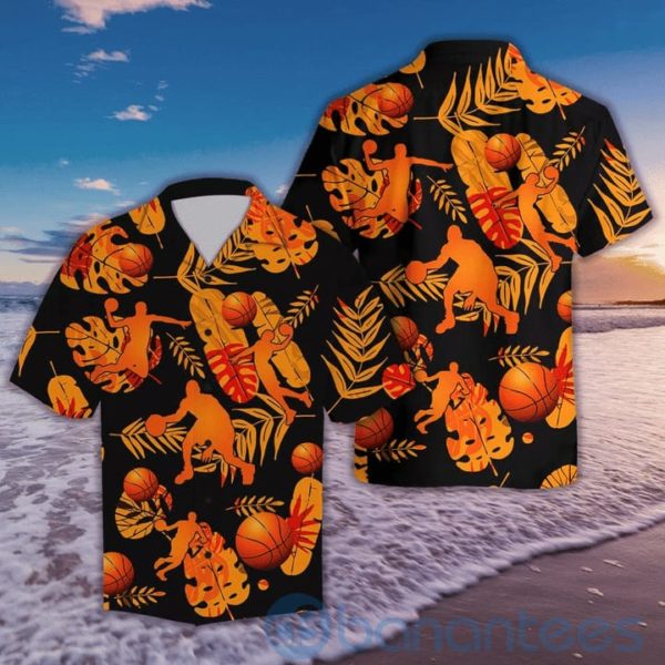 Basketball Player Tropical Hawaiian Shirt Product Photo