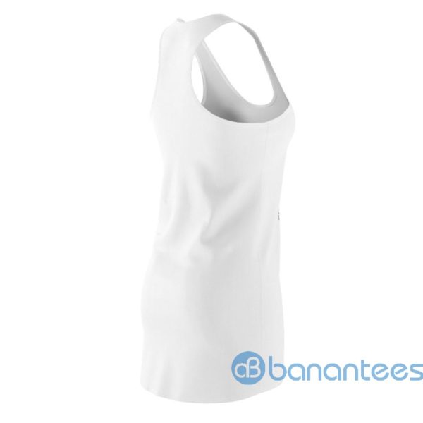Be You Believe In Yourself White Racerback Dress For Women Product Photo