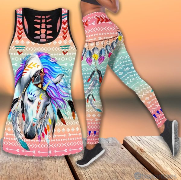 Beautiful Horse Tank Top Legging Set Outfit Product Photo