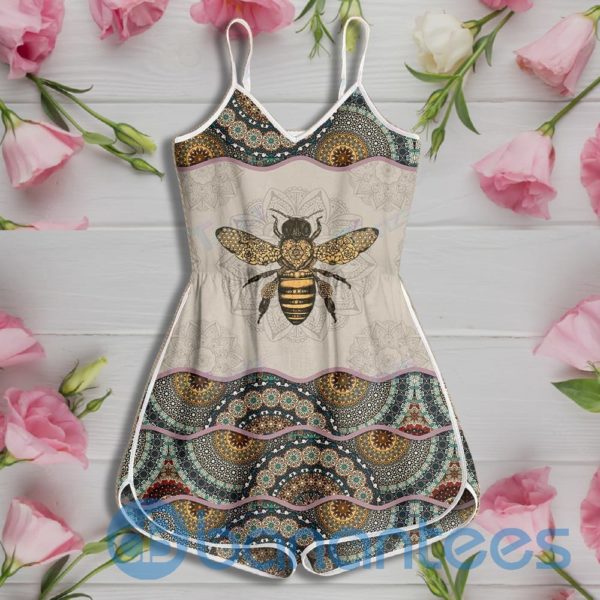 Bee Mandala Rompers For Women Product Photo