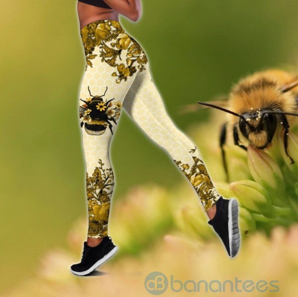 Bees Let It Be Tank Top Legging Set Outfit Product Photo