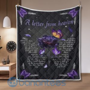Blanket Butterfly A Letter From Heaven Quilt Blanket Product Photo