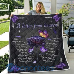 Blanket Butterfly A Letter From Heaven Quilt Blanket Product Photo
