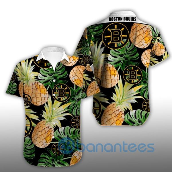 Boston Bruins Hawaiian Shirt Pineapple Summer Shirt Product Photo