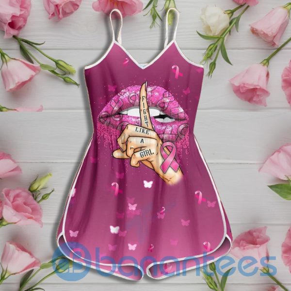 Breast Cancer Fight Like A Girl Rompers For Women Product Photo